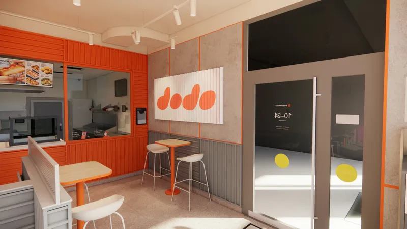 Generative wallpapers and panels for Dodo pizzerias, image 2