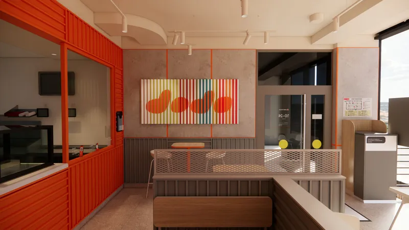 Generative wallpapers and panels for Dodo pizzerias, image 4