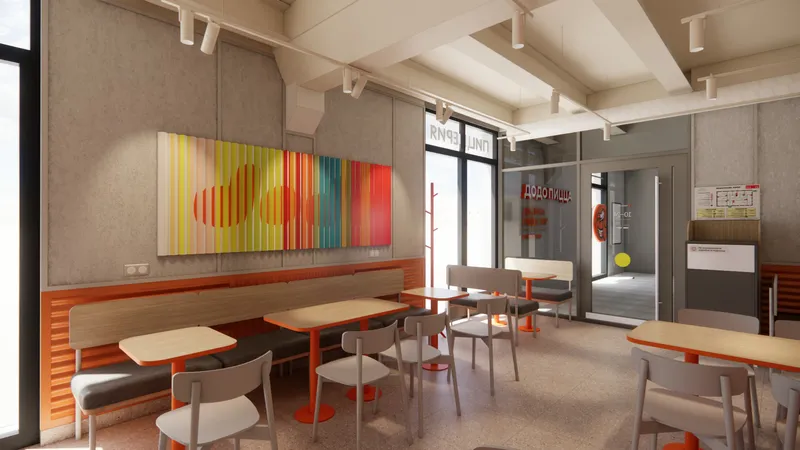 Generative wallpapers and panels for Dodo pizzerias, image 8