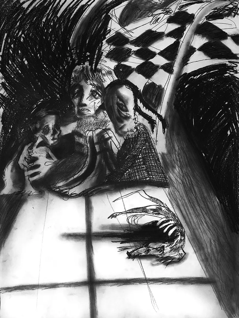 Series of illustrations “Ate Grandfather”, image 1