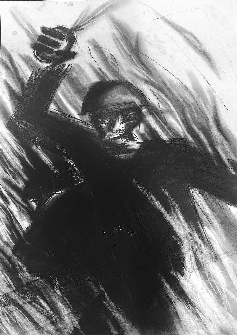 Series of illustrations “Ate Grandfather”, image 2