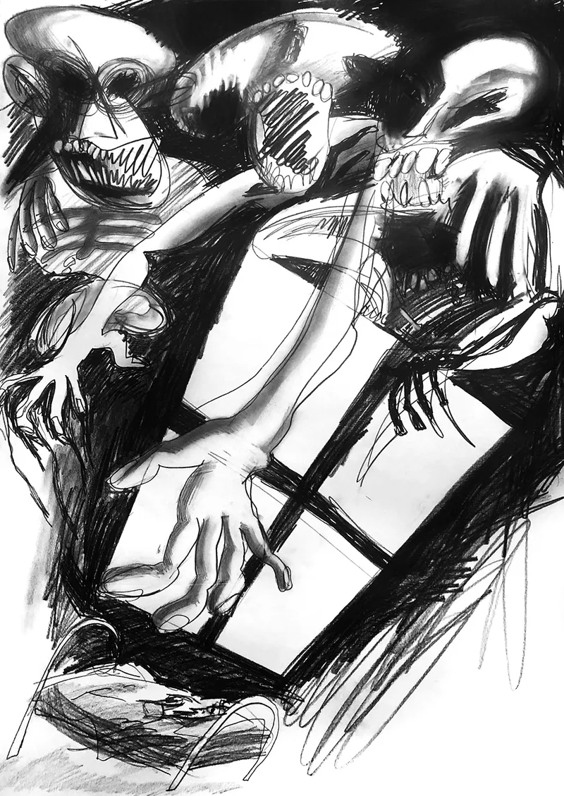 Series of illustrations “Ate Grandfather”, image 5
