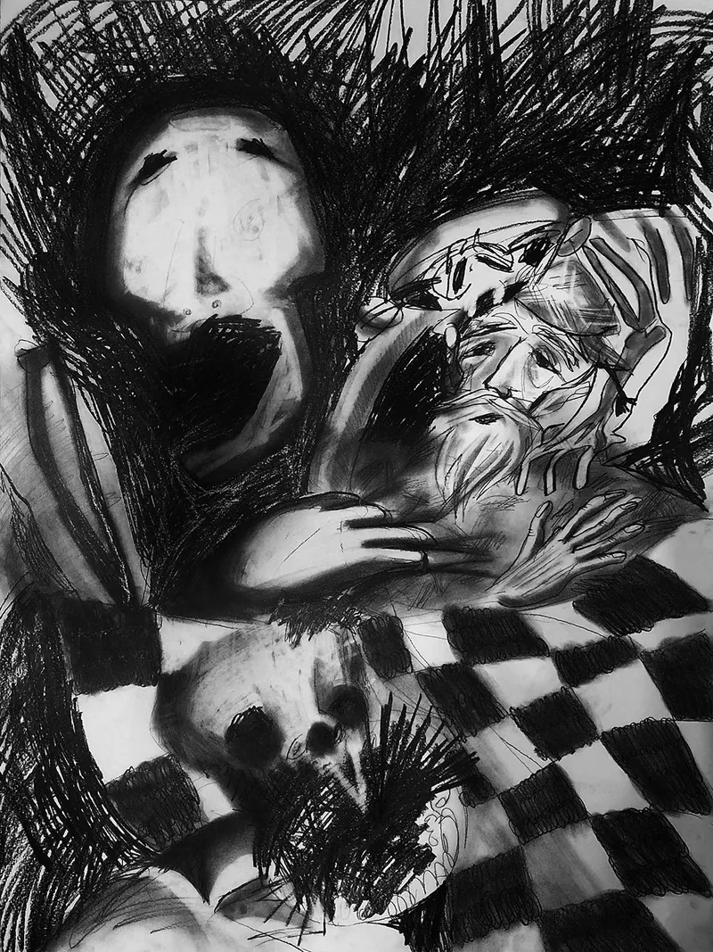 Series of illustrations “Ate Grandfather”, image 6