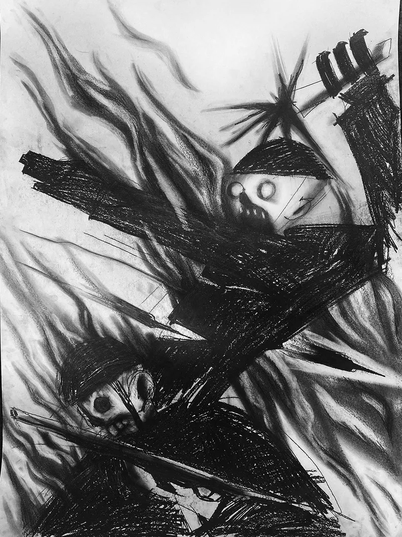 Series of illustrations “Ate Grandfather”, image 7