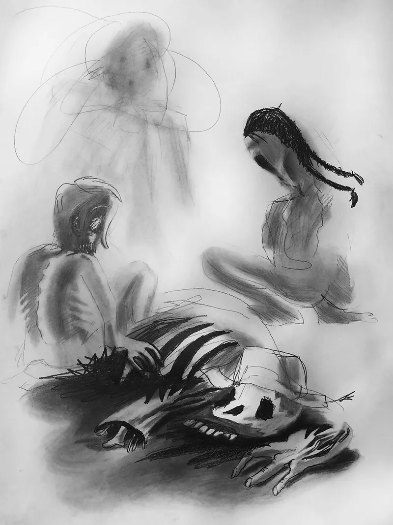 Series of illustrations “Ate Grandfather”, image 9