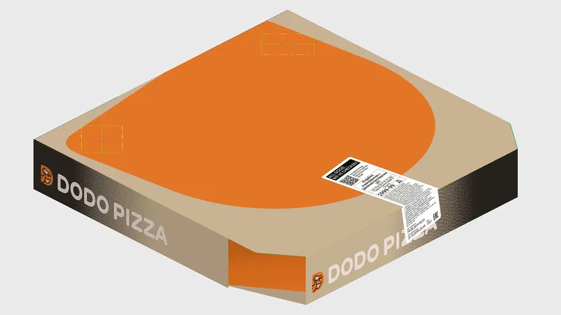Packaging for the opening of Dodo Pizza in Dubai, image 3