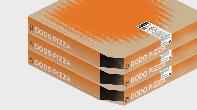 Packaging for the opening of Dodo Pizza in Dubai, image 8