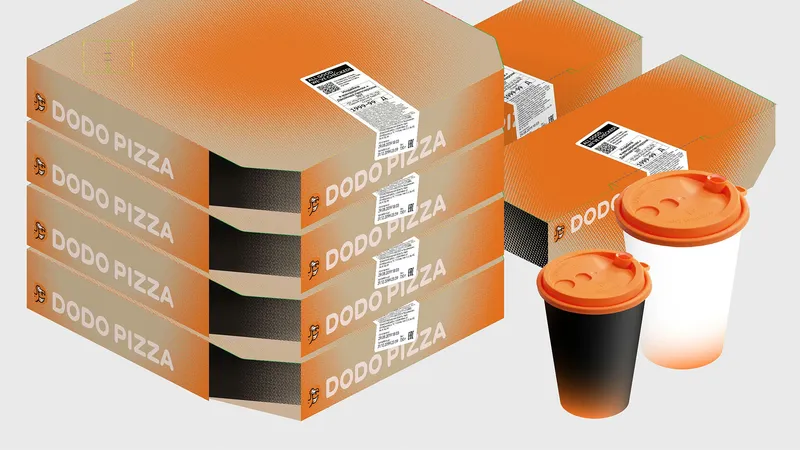 Packaging for the opening of Dodo Pizza in Dubai, image 1